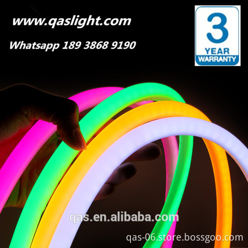 120leds IP65 Waterproof Flexible LED Light Lamp AC220V Round Two-wire Flexible Neon Lights Soft Wire 2835